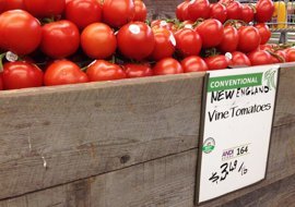 Whole Foods labeling system tomatoes