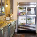 Glass door refrigerator