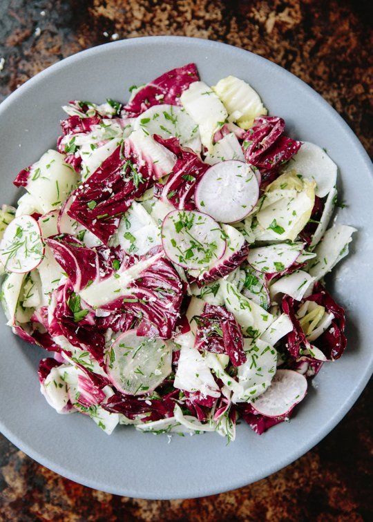 Recipe: Bar Tartine's Chicory Salad with Anchovy Dressing