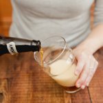 Tilt the glass as you pour your beer