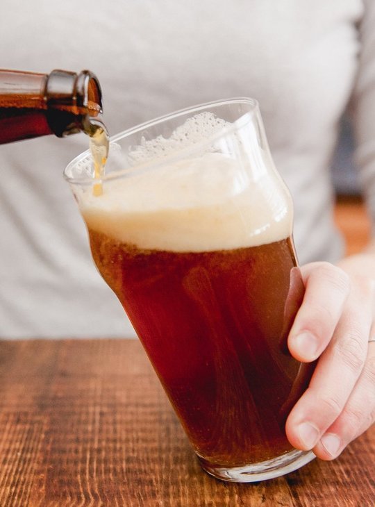 If your beer has sediment in the bottle, don't pour the last inch.