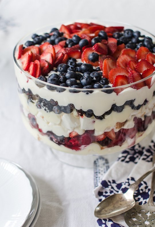 July 4th Recipe: Red, White, and Blue Trifle