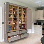 Open kitchen pantry