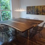 Large Square Wooden Table