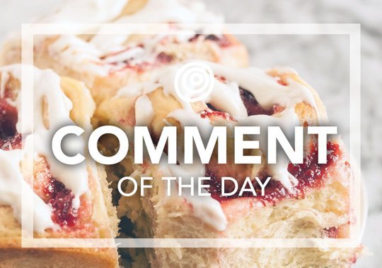 Strawberry sweet rolls - Comment of the Day