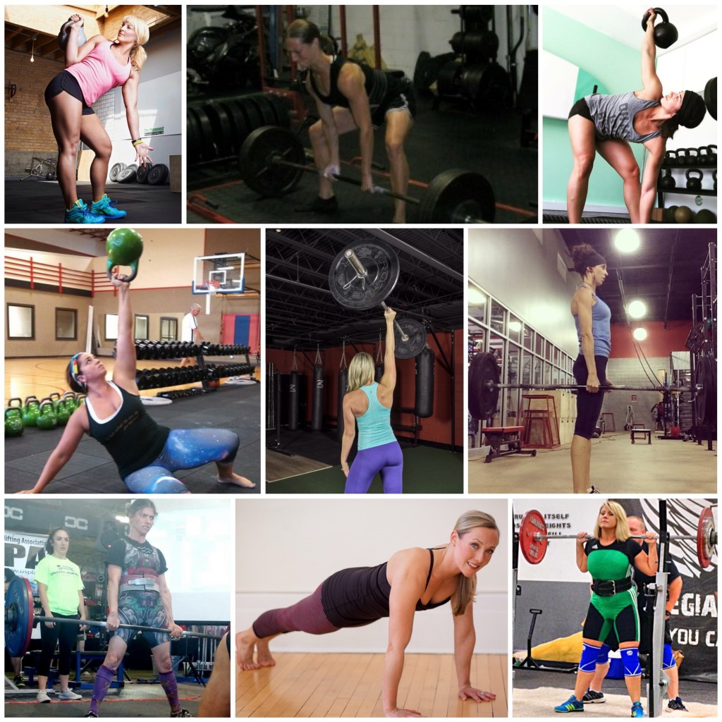 Strength Training Collage