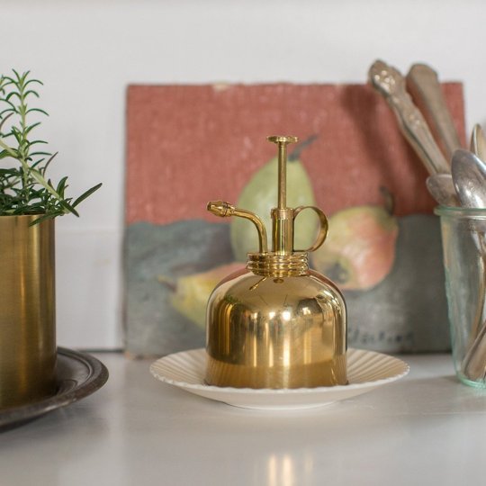 Polished Brass Plant Mister from Schoolhouse Electric