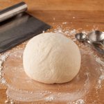 a ball of pizza dough