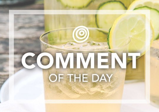 Cucumber sangria - Comment of the Day