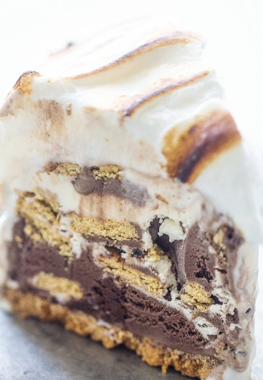 S'Mores Ice Cream Cake