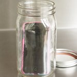 iPhone in Mason Jar