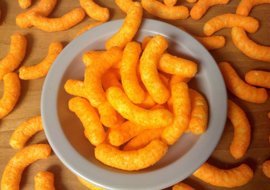 Bowl of cheetos puffs