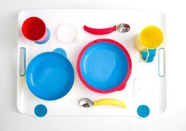 Plates and utensils designed for Alzheimer's patients