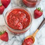 Jars of chia jam