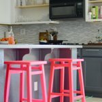 Neon Pink bar stools