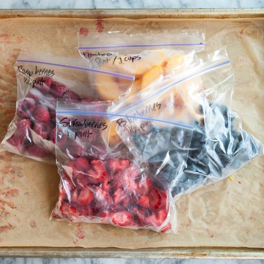 How To Freeze Fresh Summer Fruit