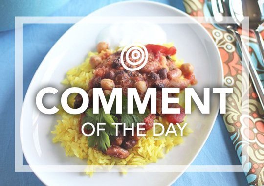 Rice and beans - Comment of the Day