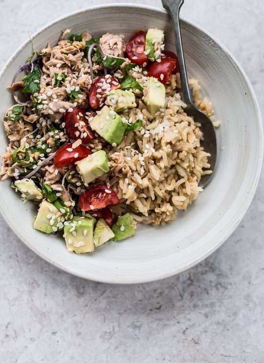 Tuna poke bowl